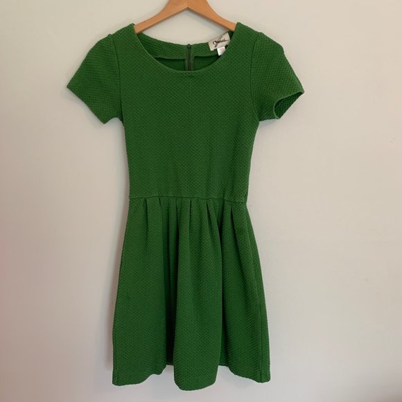 Ganni Dresses & Skirts - Ganni Green Midi Knit Dress